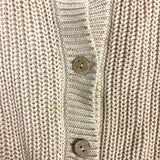 The Simple Folk Beige Button Cardigan Sweater-Size 6-7Y (see notes, we have matching girl's sweater)