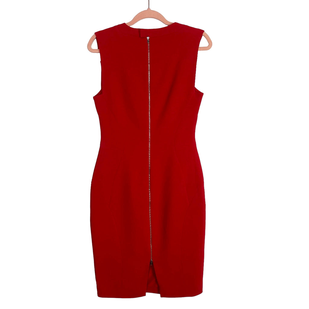 Antonio Berardi Red Back Zipper Dress- Size 42 The Saved Collection Antonio Berardi Red Back Zipper Dress- Size 42 The Saved Collection