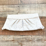 Lauren Merkin Cream Leather Clutch (see notes)