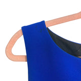 Victoria Beckham Blue Neck Cutout Zipper Back Dress- Size 10 (see notes)