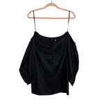 Superdown Black Off the Shoulder Twist Front Dress NWT- Size M