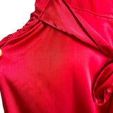 Pink Desert Red Side Ruched Dress - Size L (See Notes-Sold Out Online!)
