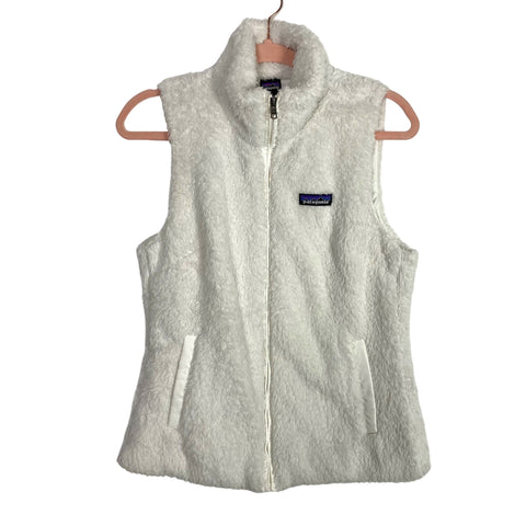 Patagonia White Sherpa Vest- Size M