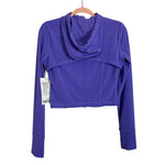 Lululemon Purple Mesh Hooded Define Cropped Jacket NWT - Size 6