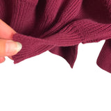 Free People Maroon Exposed Seam Tunic Sweater- Size S
