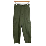 Free Assembly Olive High Rise Cargo Pants- Size 4 (sold out online, Inseam 26")