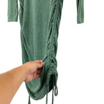 Hello Miz Green Side Cinched Maternity Dress- Size M