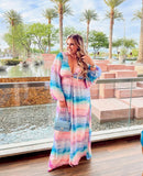 Show Me Your Mumu Pastel Front and Side Cutout Dress- Size XL