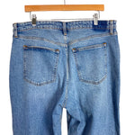 Abercrombie & Fitch Medium Wash Ripped Curve Love 90's Relaxed High Rise Jeans NWT-Size 33/16 (Inseam 30”)