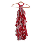 House Of Harlow x REVOLVE Red/White Printed Dress - Size S