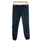 Nili Lotan Black Zipper Hem Cropped Military Pants- Size 2 (Inseam 27")