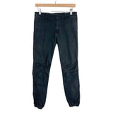 Nili Lotan Black Zipper Hem Cropped Military Pants- Size 2 (Inseam 27")