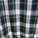 Lauren by Ralph Lauren Plaid Front/Navy Solid Back Top- Size 1X (see notes)