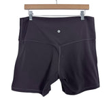 Lululemon Dark Brown Biker Shorts- Size 14 (see notes)