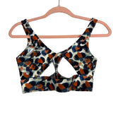 LINC Brown/Leopard Print Sports Bra- Size S (we have matching leggings)
