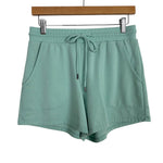 Stars Above Mint Fleece Line Drawstring Waist Shorts- Size S (we have matching top)
