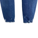 Paige Medium Wash Distressed Margot Crop Jeans- Size 31 (Inseam 26”)