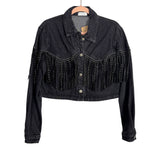 Vestique Black Cropped Jolene Denim Jacket NWT- Size M