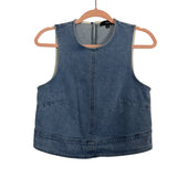 Lulus Denim Sleeveless Keyhole Back Top- Size S
