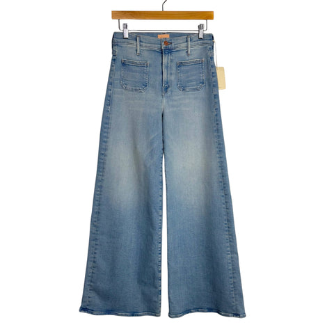 Mother California Cruiser Lil Patch Undercover Sneak Jeans NWT - Size 24 (Inseam 30")