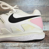 Pre-Owned Nike Zoom White Pink Heel Sneakers- Size 9 (see notes)