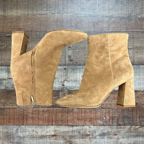Sam Edelman Codie Suede Leather Booties- Size 11