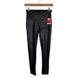 SPANX Black Faux Leather Leggings NWT- Size M Petite (Inseam 25”)