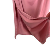 No Brand Pink Turtle Neck Side Slits Maxi Dress - Size M (See Notes)