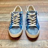 Dolce Vita Navy Multi-Weave Tweed Zina Sneakers- Size 7 (sold out online)