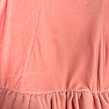 Tularosa Light Pink Velvet Strapless Exposed Back Bubble Hem Dress - Size XS (See Notes)