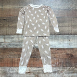 In My Jammers Tan Polar Bear Print Two Piece Pajama Set- Size 4T (see notes)