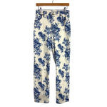 Abercrombie & Fitch The '90s Straight Ultra High Rise Floral Jeans- Size 28/6R (Inseam 29”)