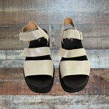 Dr. Scholls Original Collection Metallic Silver Sandals- Size 6