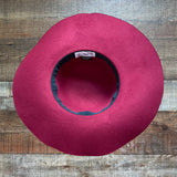 The Hatter Company Wine Belted Hat