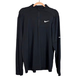 Nike Running Dri-Fit Black Quarter Zip Pullover - Size L