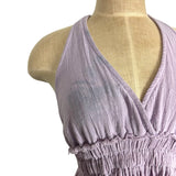 Ocean Drive Lilac Halter Top - Size S (See Notes)