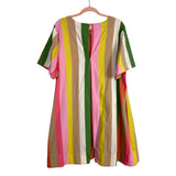 Maeve by Anthropologie Colorful Striped Dress- Size 2X