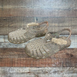 Cat & Jack Glitter Jelly Shoes - Size 9 Kids