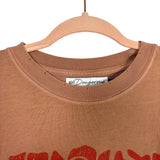 Girl Dangerous Wildflower Rolled Cuff Distressed Tee- Size M