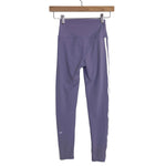 Splits59 Lavender/White Striped Leggings- Size S (sold out online, we have matching sports bra, Inseam 23”)