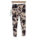 Worthy Threads Blonde Tortoise Print Leggings NWT- Size S (see notes, Inseam 25”)