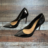 Schutz Black Patent Leather Stiletto Pumps- Size 6