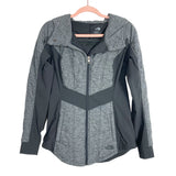 The North Face Heathered Grey Hooded Jacket- Size S