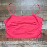 Lululemon Bright Coral Sports Bra- Size 12 (see notes)