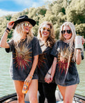 No Brand Black Distressed Graphic T-Shirt - Size S
