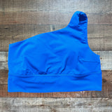Lululemon Blue One Shoulder Sports Bra- Size 12 (see notes)