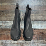 Toms Black Rya Leather Boots- Size 9 (see notes)