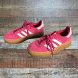 Adidas Magenta Gazelle Sneakers - Size 5.5 (Like New Condition)