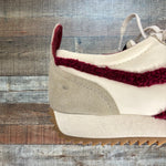 Rag & Bone New York Cream and Wine Retro Runner Sneakers- Size 36.5 (see notes)