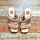 Dolce Vita Mocha Braided Double Strap Ashby Block Heels- Size 7 (see notes, sold out online)